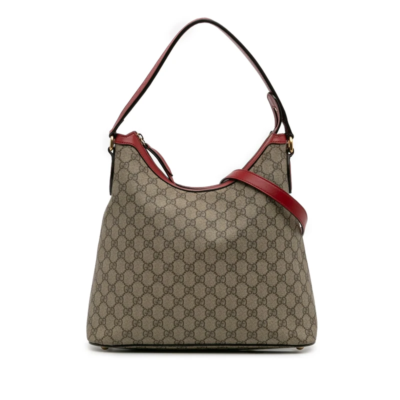 Gucci Pre-Loved GG Supreme Linea A Satchel Handbag