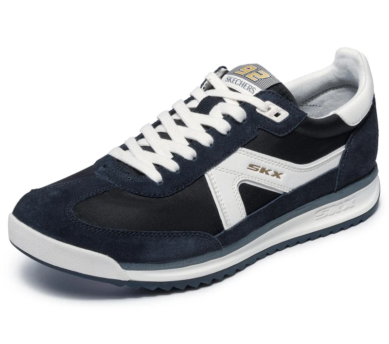Skechers Men's SKX 92 Spective Trainer, Black/White, 10.5 UK