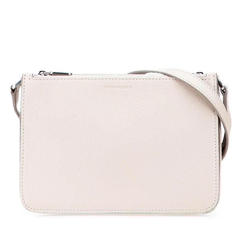 Burberry Penhurst Triple Zip Crossbody - Brown Goatskin - Image 1
