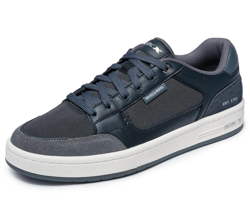 Skechers Men's League Imperion Trainer, Black, 10.5 UK