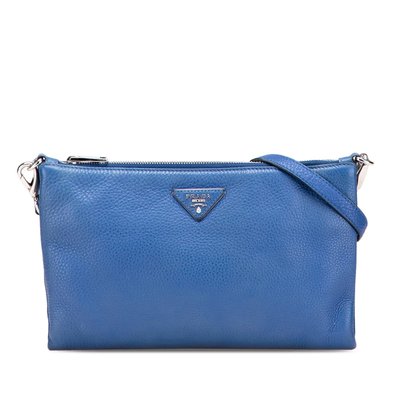 Prada Pre-Loved Vitello Daino Crossbody Bag