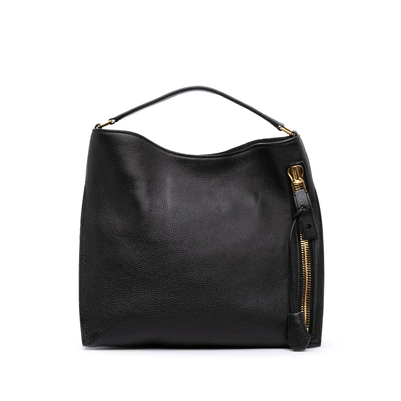 Tom Ford Pre-Loved Small Grained Calfskin Alix Hobo