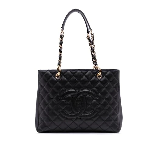 Chanel Pre-Loved Caviar Grand Shopping Tote