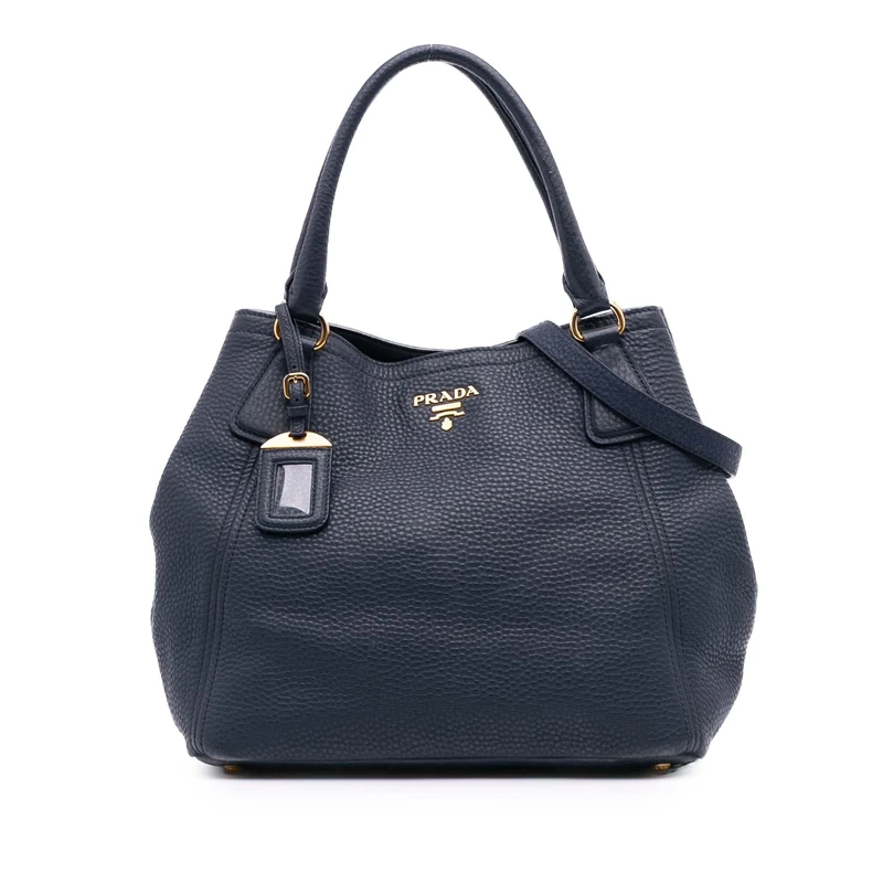 Pre-Loved Vitello Daino Open Convertible Tote
