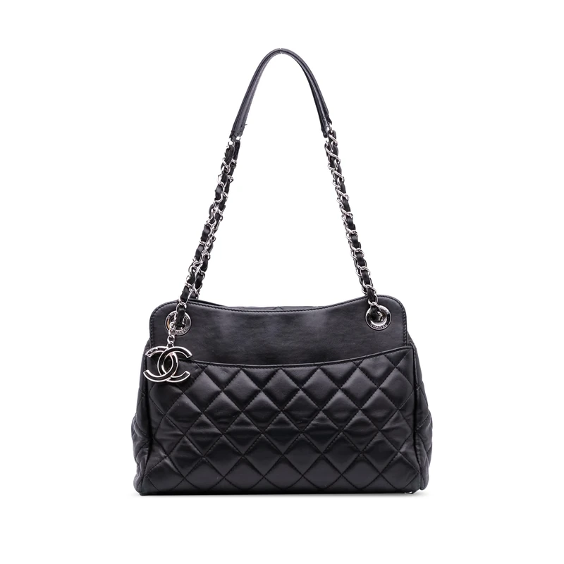 Chanel Pre-Loved Quilted Lambskin 7 Tote Bag