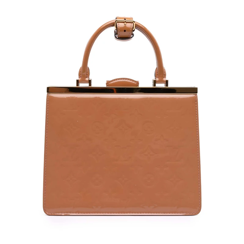 Louis Vuitton Monogram Vernis Deesse PM Handbag - Brown