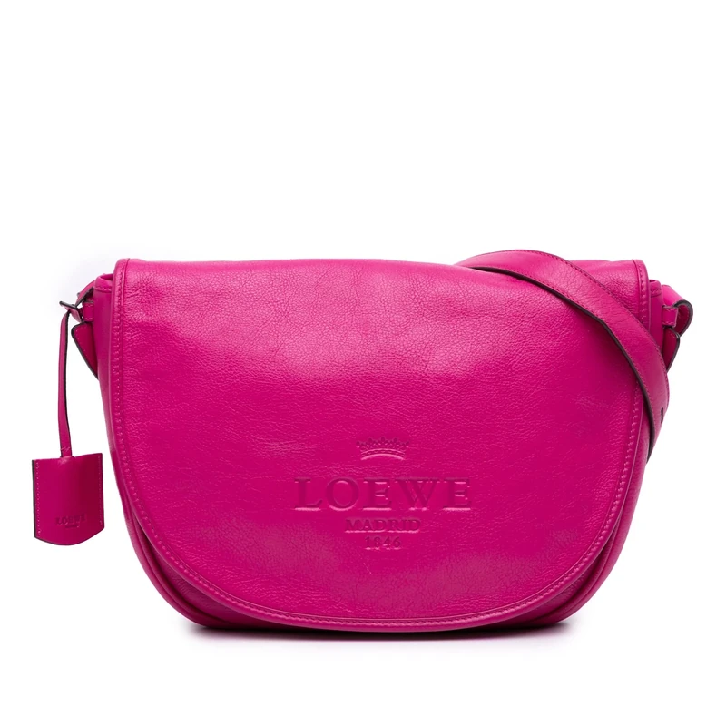 LOEWE Pre-Loved Leather Heritage Crossbody