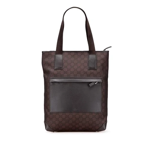 Gucci Pre-Loved GG Canvas Tote Bag