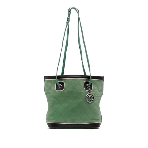 Chanel Pre-Loved CC Quilted Lambskin Country Club Tote Bag