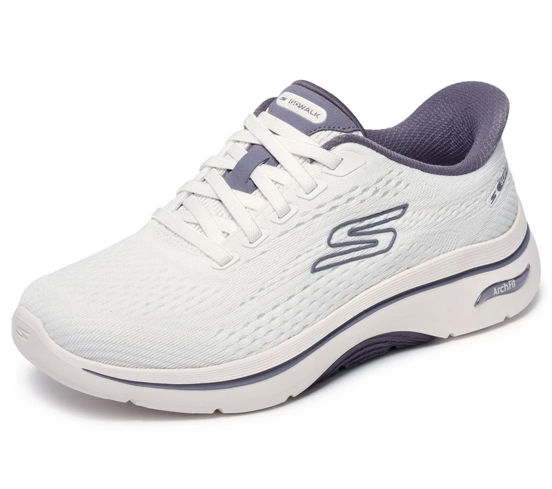 Skechers Women's GO Walk 2.0 Kathy Trainer, White, 6.5 UK