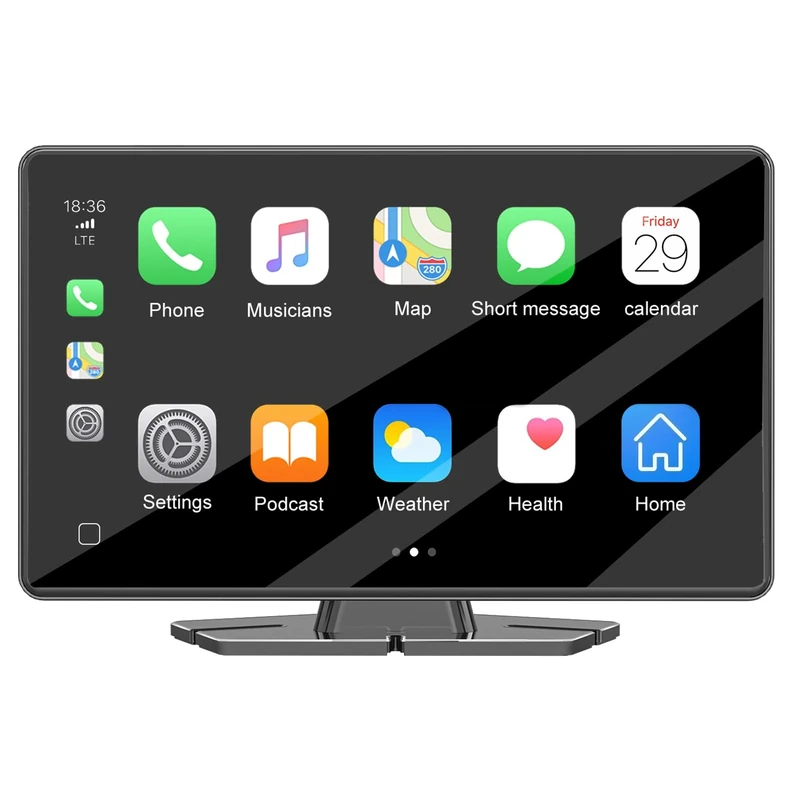 Accfly Portable CarPlay & Android Auto HD Touch Screen with GPS