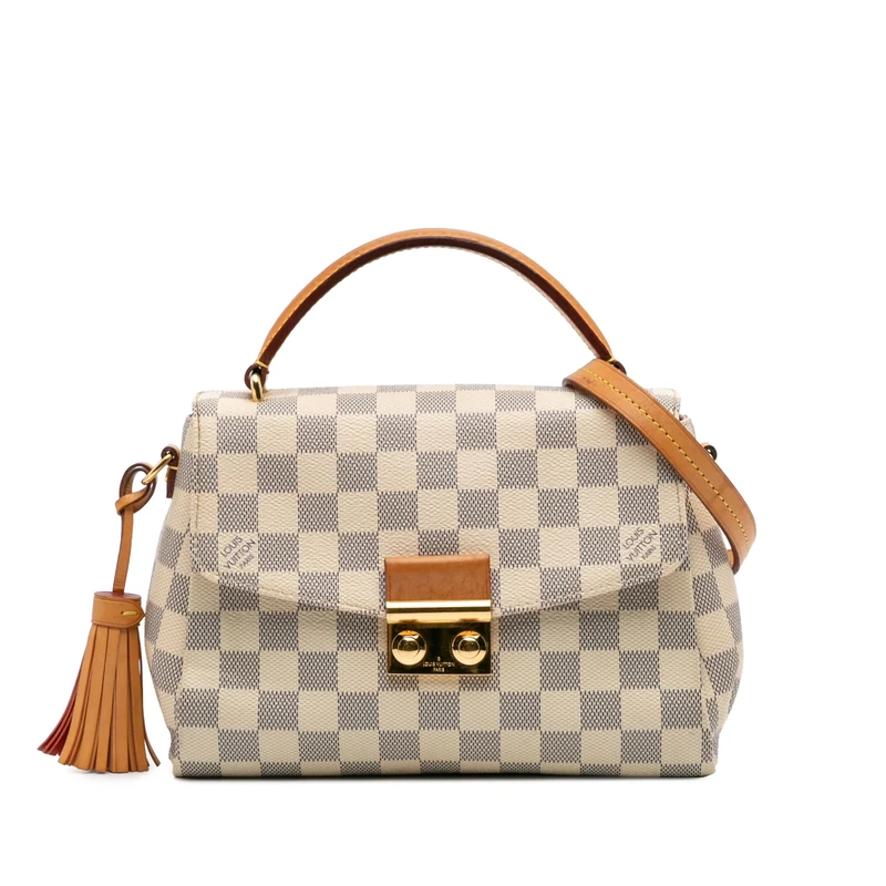 Louis Vuitton Pre-Loved Damier Azur Croisette Handbag
