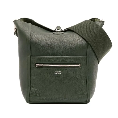 Celine Pre-Loved Small Leather Seau Sangle Bucket Bag