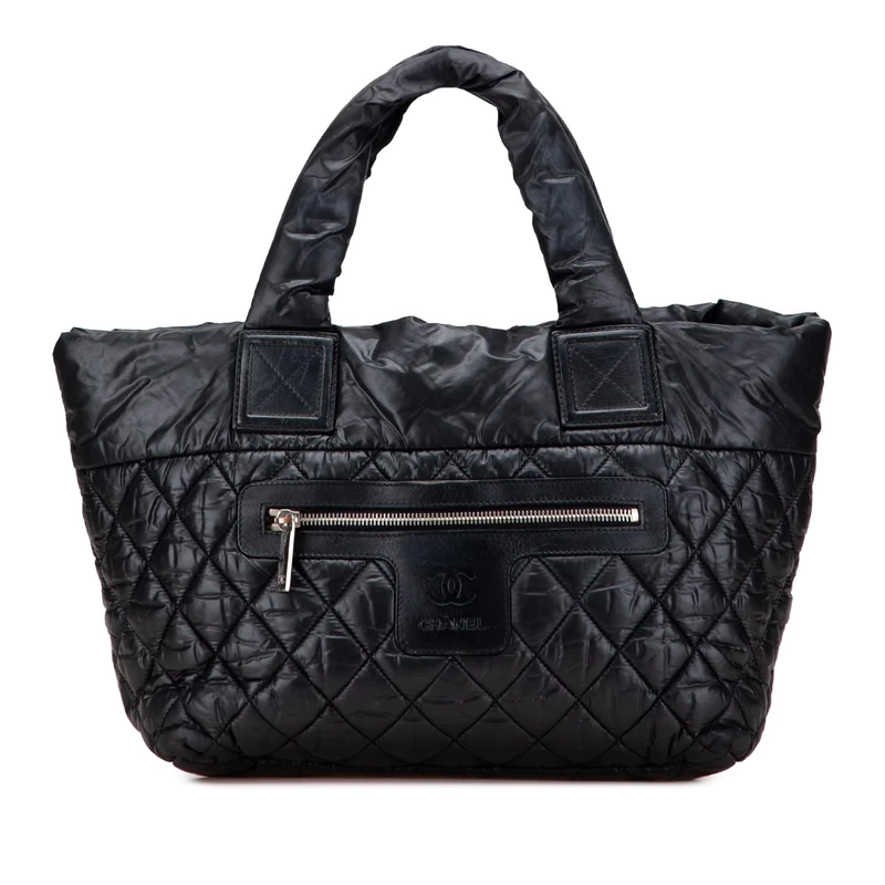 Chanel Pre-Loved Small Quilted Nylon Coco Cocoon Tote Bag