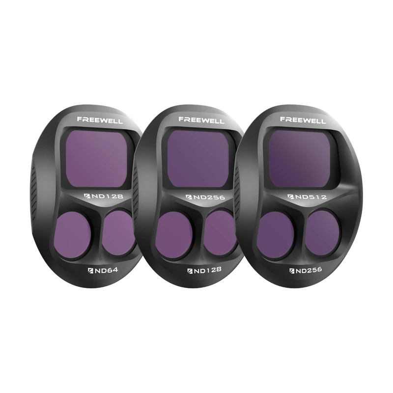 Freewell Split ND Filters 3-Pack for DJI Mavic 4 Pro – Split ND128/ND64, ND256/ND128, ND512/ND256 – For Super Bright Sunny Days