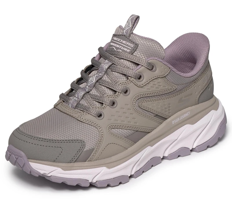 Skechers Women's D'Lux Journey Slip-in Trainers, Gray, 6 UK - Image 1