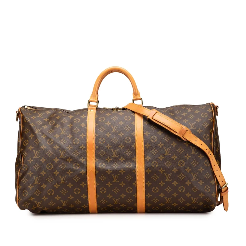 Louis Vuitton Pre-Loved Monogram Keepall Bandouliere 60