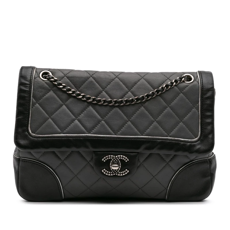 Chanel Pre-Loved Paris-Salzburg Medium Lambskin Tyrolean Flap