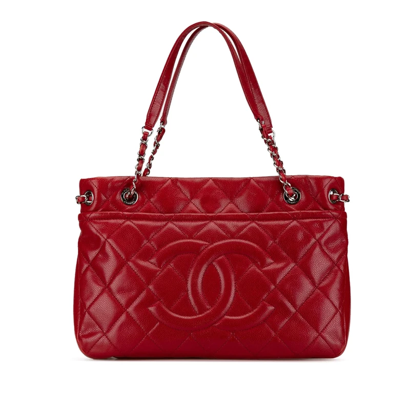 Chanel Pre-Loved Quilted Caviar Soft Tote