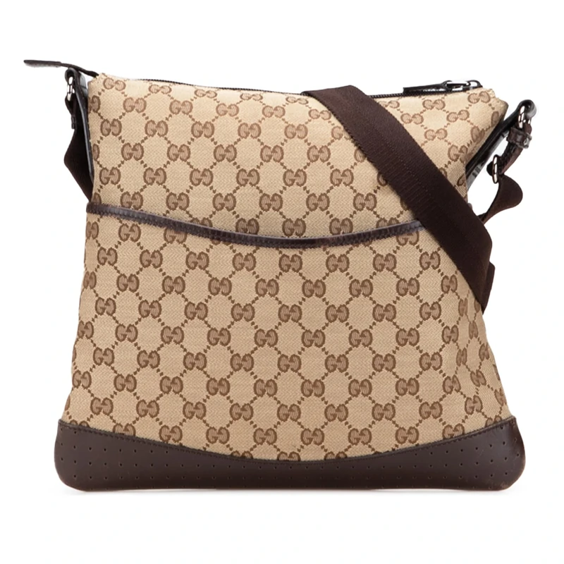 Gucci Pre-Loved GG Canvas Crossbody
