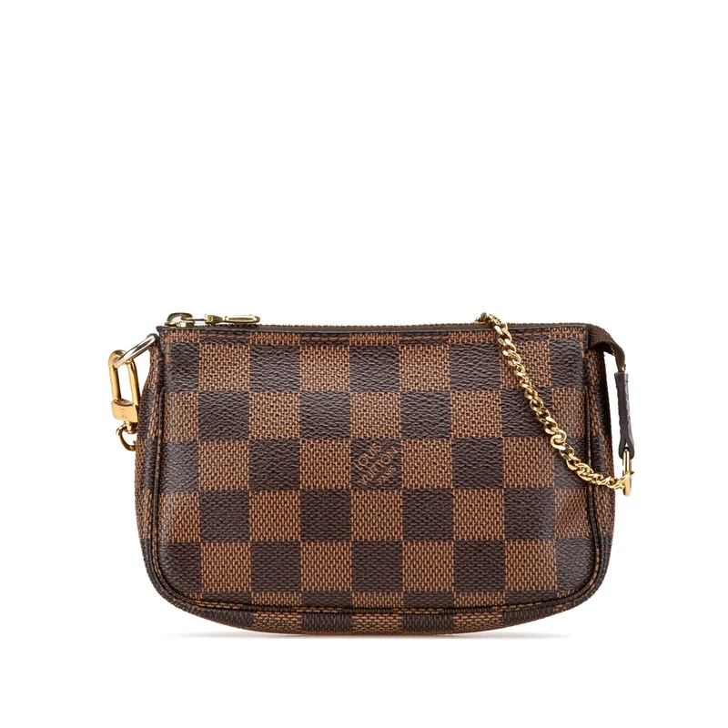 Louis Vuitton Pre-Loved Damier Ebene Mini Pochette Accessoires Handbag