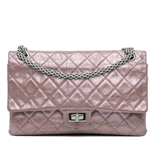 Chanel Pre-Loved Reissue 2.55 Aged Metallic Calfskin Double Flap 226