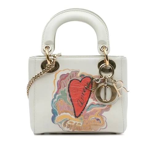 Dior Pre-Loved Dioramour Niki De Saint Phalle Mini Calfskin Lady Handbag