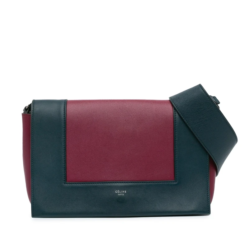 Celine Pre-Loved Leather Frame Shoulder Bag