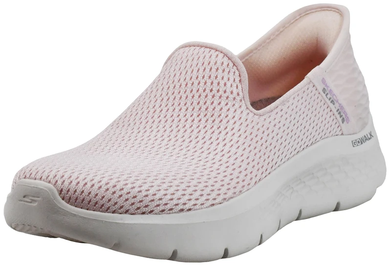 Skechers Women's Slip-On Sneakers - GO Walk Flex Grand Entry Mesh Athletic Walking Shoes