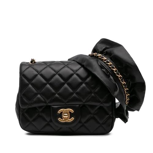 Chanel Pre-Loved Mini Square Lambskin Romance Single Flap