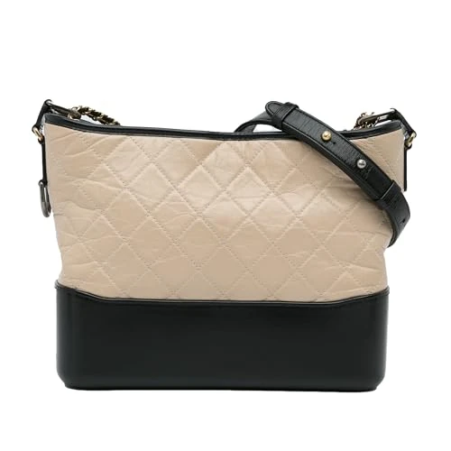 Chanel Pre-Loved Medium Bicolor Lambskin Gabrielle Crossbody Bag