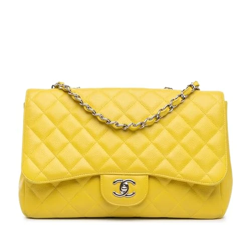 Pre-Loved Jumbo Classic Caviar Single Flap