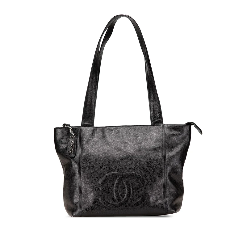 Chanel Pre-Loved CC Caviar Tote