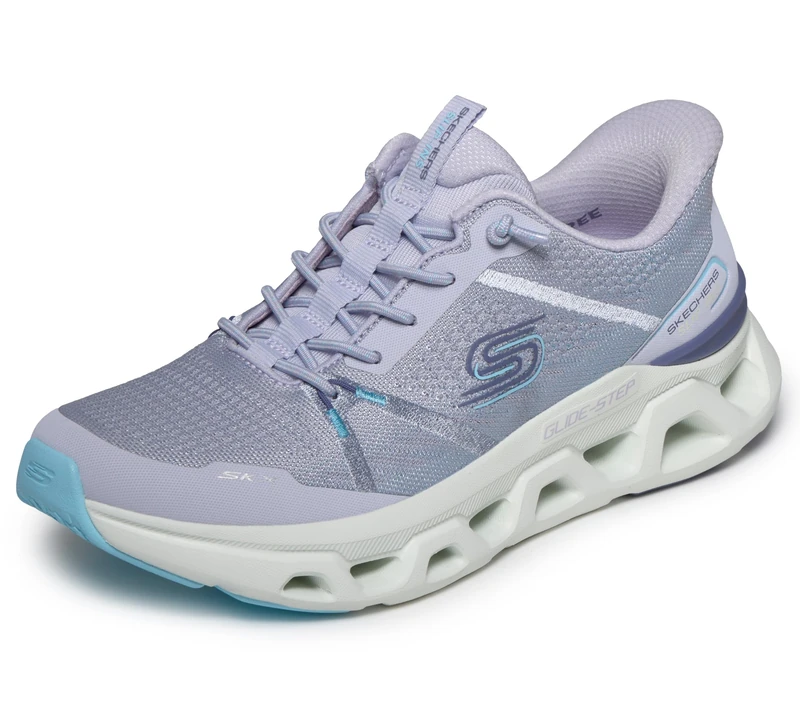 Skechers Women's Glide-Step Altus Fast Lane Trainers, Purple, 4 UK - Image 1