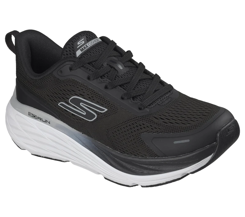Skechers Women's Engineered Mesh Lace Up Running Sneakers Black