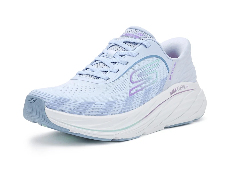 Skechers Women's Max Cushioning Elite 3 Lenara Trainer, Blue, 4.5 UK