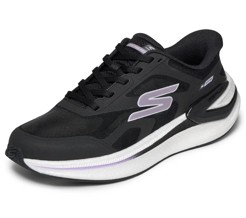 Skechers Women's GO Run Consistent Pro Trainer, Black/White, 3 UK