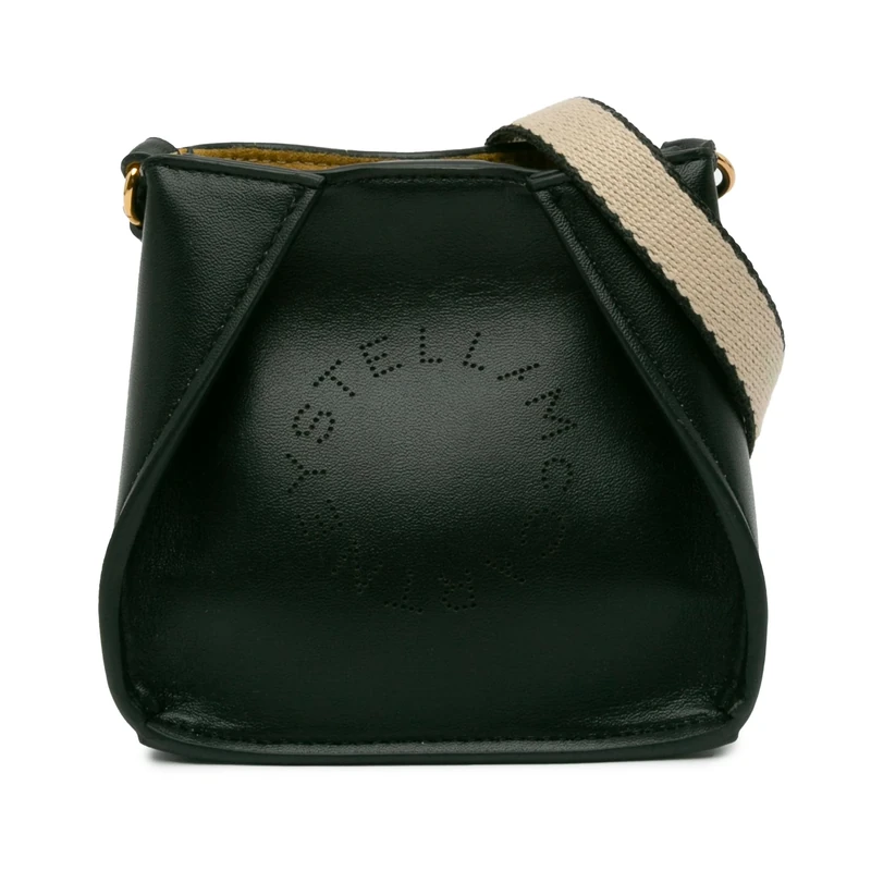 Pre-Loved Micro Perforated Stella Logo Crossbody