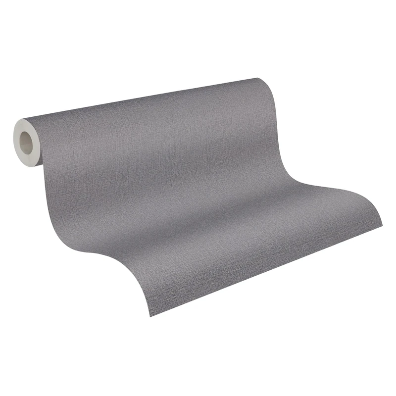 Livingwalls CosmoLiving Non-Woven Wallpaper in Grey, Blue – 10,05 x 0,53 m Solid Colour Wallpaper by Cosmopolitan – 790656