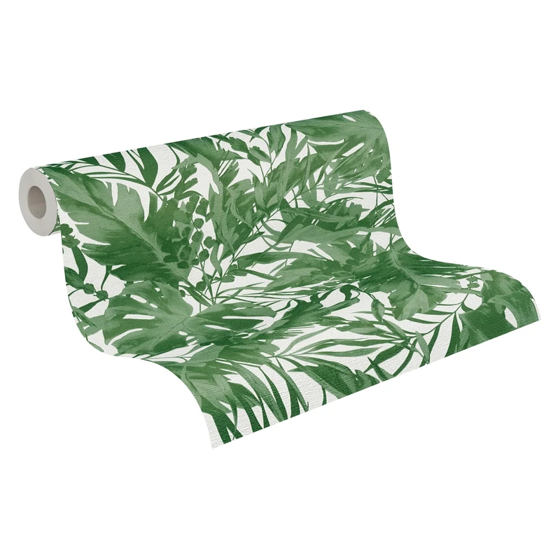 livingwalls CosmoLiving Jungle Wallpaper - Green Non-Woven 10.05m