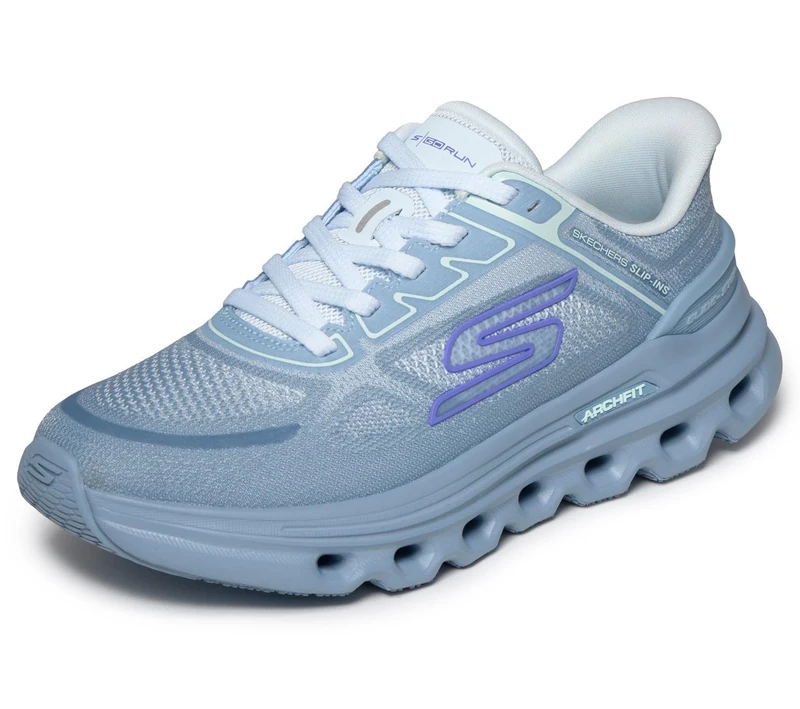 Skechers Women's GO Run Glide-Step Trainer, Slate, 6 UK