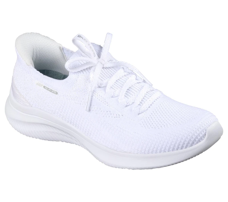 Skechers Sport Womens Ultra Stretch Knit Slip-in Sneakers