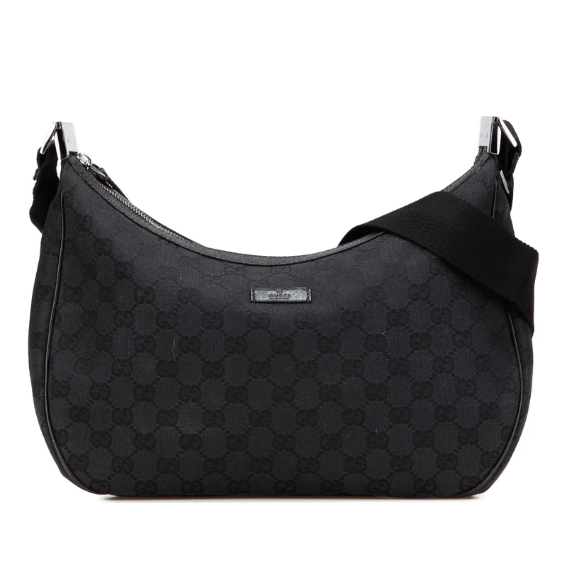 Gucci Pre-Loved GG Canvas Crossbody Bag