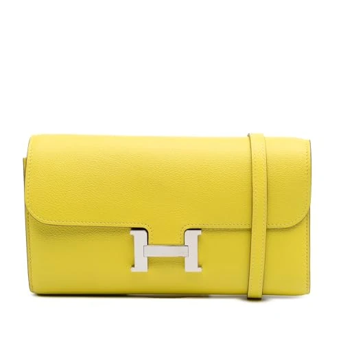 Hermès Pre-Loved Evercolor Constance Wallet To Go Crossbody Bag
