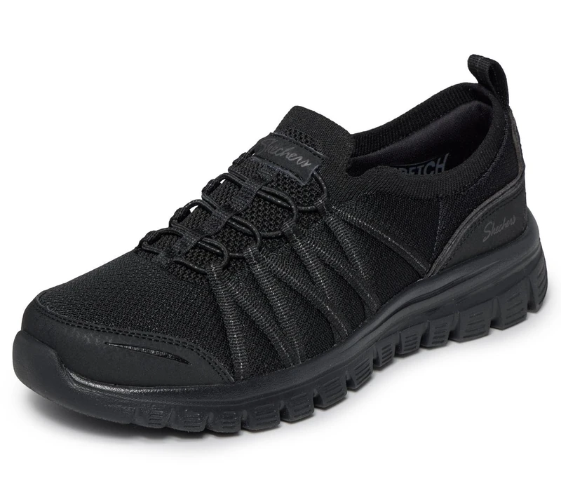 Skechers Modern Comfort Metallic Detail Bungee Sneakers for Women