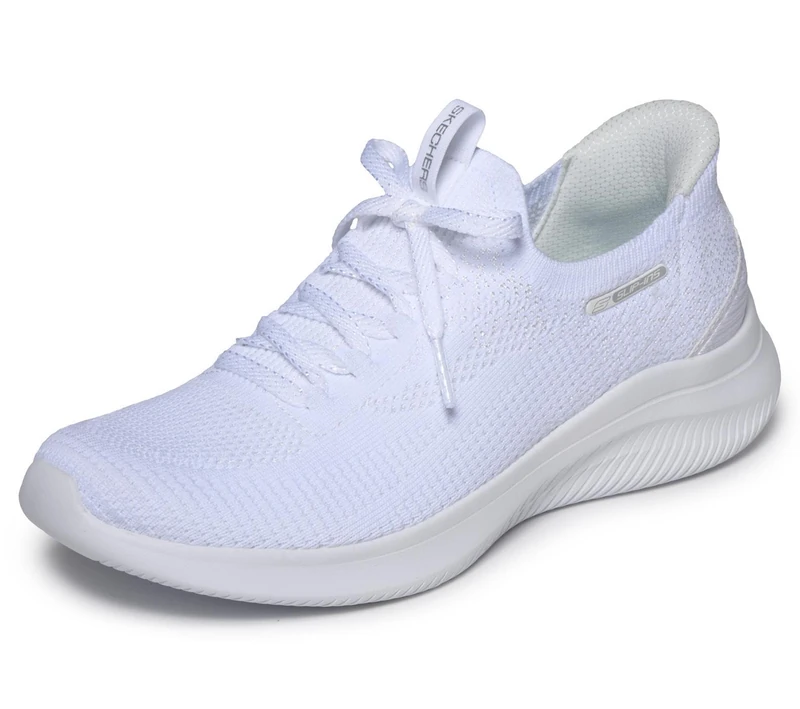Skechers Sport Womens Ultra Stretch Knit Slip-in Sneakers