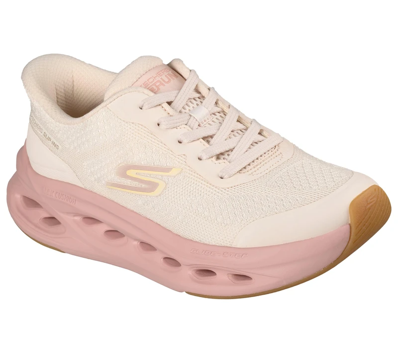 Skechers Women's Max Cushioning Glide Step Hartford, Natural, 3 UK