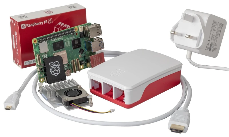 U:CREATE Raspberry Pi 5 8GB Desktop Starter Kit, White - RPI5-MODB HDMISK-WHT8GB