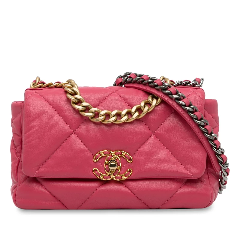 Chanel Pre-Loved Medium Lambskin 19 Flap