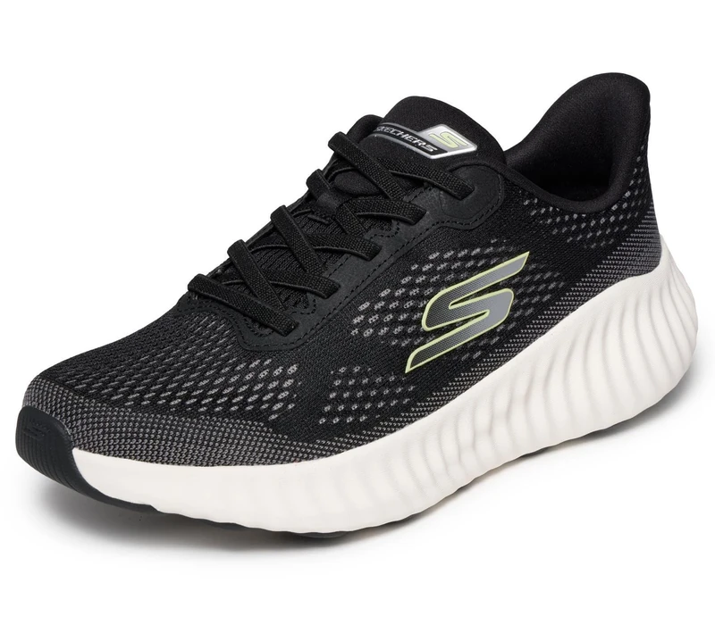 Skechers Performance Womens GO Run Two Colored Engineered Mesh Bungee Running Shoes